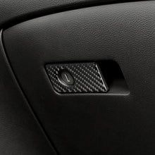 Load image into Gallery viewer, Car Carbon Fiber Front Passenger Seat Storage Box Decorative Sticker for Infiniti Q50 / Q60 2014-2020, Left Drive, Front Passenger Seat Storage Box