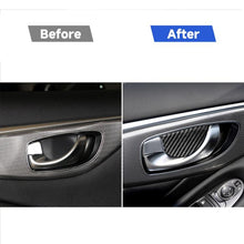Load image into Gallery viewer, 4 PCS Car Carbon Fiber Door Inner Handle Wrist Panel Decorative Sticker for Infiniti Q50 / Q60 2014-2020, Door Inner Handle Wrist