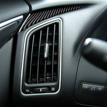 Load image into Gallery viewer, Car Carbon Fiber Left Side of the Dashboard Decorative Sticker for Infiniti Q50 / Q60 2014-2020, Left Drive, Left Side of the Dashboard