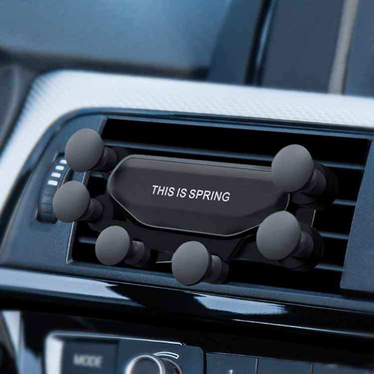 Car Air Outlet Six-claw Gravity Mobile Phone Holder Bracket, Six-claw Phone Holder(Black), Six-claw Phone Holder(Red), Six-claw Phone Holder(Silver)
