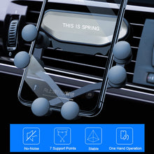 Load image into Gallery viewer, Car Air Outlet Six-claw Gravity Mobile Phone Holder Bracket, Six-claw Phone Holder(Black), Six-claw Phone Holder(Red), Six-claw Phone Holder(Silver)