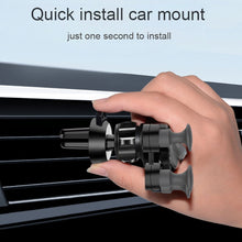 Load image into Gallery viewer, Car Air Outlet Six-claw Gravity Mobile Phone Holder Bracket, Six-claw Phone Holder(Black), Six-claw Phone Holder(Red), Six-claw Phone Holder(Silver)