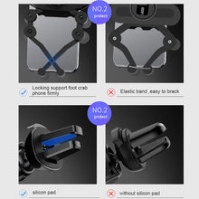 Load image into Gallery viewer, Car Air Outlet Six-claw Gravity Mobile Phone Holder Bracket, Six-claw Phone Holder(Black), Six-claw Phone Holder(Red), Six-claw Phone Holder(Silver)