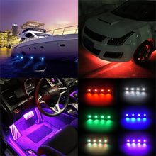 Load image into Gallery viewer, 4 in 1 Universal Car APP Control RGB Chassis Atmosphere Lights Colorful Lighting Decorative Lamp, Car APP Control Atmosphere Lights