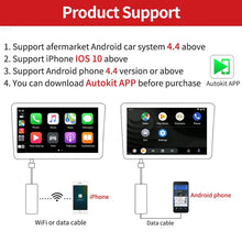 Load image into Gallery viewer, Car Navigation for Android / Apple Carplay Wireless Bluetooth Module Auto Smart Phone USB Carplay Adapter, CPC200-Autokit, CPC200-Autokit(White)