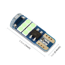 Load image into Gallery viewer, 2 PCS T10 DC12 / 1W 9LEDs SMD-3030 Car Clearance Light, 9LEDs (Ice Blue Light), 9LEDs (Blue Light), 9LEDs (Pink Light), 9LEDs (White Light), 9LEDs (Yellow Light)