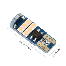 Load image into Gallery viewer, 2 PCS T10 DC12 / 1W 9LEDs SMD-3030 Car Clearance Light, 9LEDs (Pink Light), 9LEDs (White Light), 9LEDs (Yellow Light), 9LEDs (Ice Blue Light), 9LEDs (Blue Light)