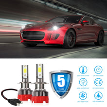 Load image into Gallery viewer, 2 PCS EV18 H7 DC9-30V 20W 6000K 2500LM Car LED Headlight Lamps, EV18-H7