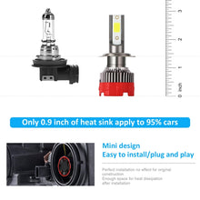 Load image into Gallery viewer, 2 PCS EV18 H7 DC9-30V 20W 6000K 2500LM Car LED Headlight Lamps, EV18-H7