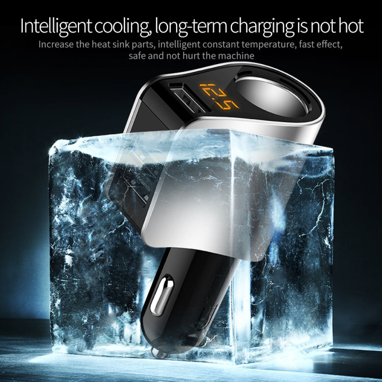 Car Multi-functional Three USB Charger Adapter 3 in 1 Fast Charger, HY101
