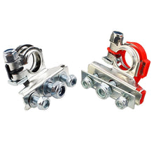 Load image into Gallery viewer, FOXSUR 1 Pair Car Automotive Battery Wire Cable Terminals Clamp Connectors Kit, Wire Cable Terminals