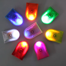 Load image into Gallery viewer, 2 PCS Outdoor Night Running Safety Warning Light LED Illuminated Magnet Clip Light