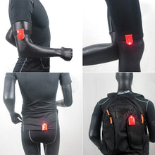 Load image into Gallery viewer, 2 PCS Outdoor Night Running Safety Warning Light LED Illuminated Magnet Clip Light