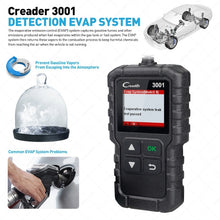 Load image into Gallery viewer, Launch Creader CR3001 Car Color Screen Code Reader OBD2 Fault Detector Diagnostic Tool, Launch Creader CR3001
