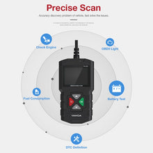 Load image into Gallery viewer, YA201 Car Mini Code Reader OBD2 Fault Detector Diagnostic Tool, YA201