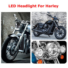 Load image into Gallery viewer, 5.75 inch DC12V 6000K-6500K 40W Car LED Headlight for Harley, 5.75 inch, 40W