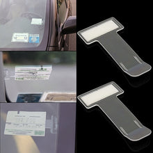 Load image into Gallery viewer, 10 PCS Car Plastic Mounted Bill Clip Holder Parking Timing Car Ticket Holder, Plastic Mounted  Clip