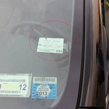 Load image into Gallery viewer, 10 PCS Car Plastic Mounted Bill Clip Holder Parking Timing Car Ticket Holder, Plastic Mounted  Clip