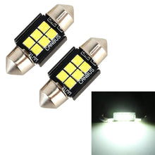 Load image into Gallery viewer, 2 PCS 31mm DC12V / 2.5W / 6000K / 170LM 6LEDs SMD-3030 Car Reading Lamp Dome Light, 31mm