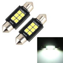 Load image into Gallery viewer, 2 PCS 36mm DC12V / 2.5W / 6000K / 170LM 6LEDs SMD-3030 Car Reading Lamp Dome Light, 36mm