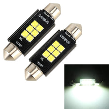 Load image into Gallery viewer, 2 PCS 41mm DC12V / 2.5W / 6000K / 170LM 6LEDs SMD-3030 Car Reading Lamp Dome Light, 41mm