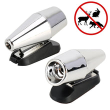 Load image into Gallery viewer, Pair Car ABS Deer Alert Sound Alarm Ultrasonic Wind Power Animal Repeller, Wind Power Animal Repeller (Black), Wind Power Animal Repeller (Black Silver)
