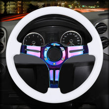Load image into Gallery viewer, Car Colorful Modified Racing Sport Horn Button Steering Wheel, Diameter: 34.6cm