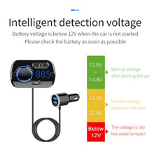 Load image into Gallery viewer, BC49BQ Car Digital Radio Receiver Bluetooth MP3 Player FM Transmitter Voice Assistant QC3.0 Quick Charger, BC49BQ