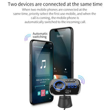Load image into Gallery viewer, BC49BQ Car Digital Radio Receiver Bluetooth MP3 Player FM Transmitter Voice Assistant QC3.0 Quick Charger, BC49BQ