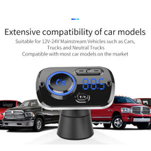 Load image into Gallery viewer, BC49BQ Car Digital Radio Receiver Bluetooth MP3 Player FM Transmitter Voice Assistant QC3.0 Quick Charger, BC49BQ