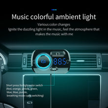 Load image into Gallery viewer, BC49BQ Car Digital Radio Receiver Bluetooth MP3 Player FM Transmitter Voice Assistant QC3.0 Quick Charger, BC49BQ