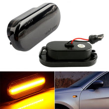 Load image into Gallery viewer, 2 PCS D12V / 5W Car LED Leaf Board Side Flowing Water Turn Signal Light for Volkswagen, For Volkswagen(Black), For Volkswagen(Transparent)
