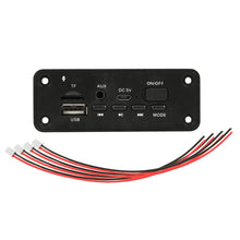 Load image into Gallery viewer, Car 5V 2x3W Audio MP3 Player Decoder Board FM Radio TF USB 3.5mm AUX, with Bluetooth and Recording Call Function, Audio MP3 Player Decoder Board