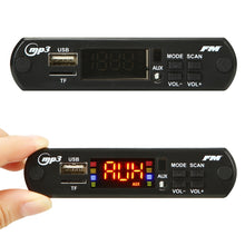 Load image into Gallery viewer, Car 12V Audio MP3 Player Decoder Board FM Radio TF USB 3.5mm AUX, with Bluetooth Function &amp; Remote Control, 12V
