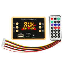 Load image into Gallery viewer, Car 5V Color Screen Audio MP3 Player Decoder Board FM Radio TF Card USB, with Bluetooth Function &amp; Remote Control, 5V
