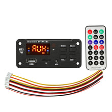 Load image into Gallery viewer, Car 5V Color Screen Display Bluetooth 5.0 Audio MP3 Player Decoder Board FM Radio TF Card USB 3.5mm AUX, with Remote Control, 5V