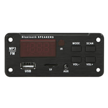 Load image into Gallery viewer, Car 5V Color Screen Display Bluetooth 5.0 Audio MP3 Player Decoder Board FM Radio TF Card USB 3.5mm AUX, with Remote Control, 5V