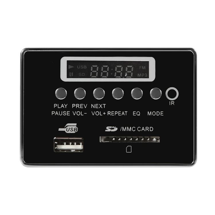 Car 5V Audio MP3 Player Decoder Board FM Radio SD Card USB AUX, with Bluetooth / Remote Control, 5V, 5V (Silver Grey)
