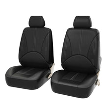 Load image into Gallery viewer, 4 in 1 Universal PU Leather Four Seasons Anti-Slippery Front Seat Cover Cushion Mat Set for 2 Seat Car, For 2 Seat Car