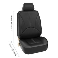Load image into Gallery viewer, 4 in 1 Universal PU Leather Four Seasons Anti-Slippery Front Seat Cover Cushion Mat Set for 2 Seat Car, For 2 Seat Car