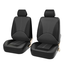 Load image into Gallery viewer, 4 in 1 Universal PU Leather Four Seasons Anti-Slippery Front Seat Cover Cushion Mat Set for 2 Seat Car, For 2 Seat Car