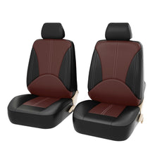 Load image into Gallery viewer, 4 in 1 Universal PU Leather Four Seasons Anti-Slippery Front Seat Cover Cushion Mat Set for 2 Seat Car, For 2 Seat Car