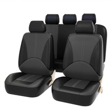 Load image into Gallery viewer, 9 in 1 Universal PU Leather Four Seasons Anti-Slippery Cushion Mat Set for 5 Seat Car, For 5 Seat Car