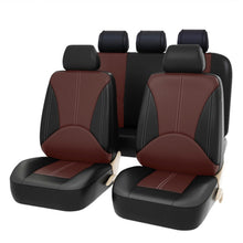 Load image into Gallery viewer, 9 in 1 Universal PU Leather Four Seasons Anti-Slippery Cushion Mat Set for 5 Seat Car, For 5 Seat Car