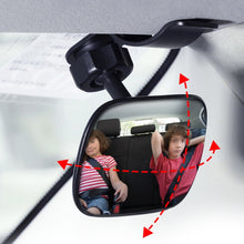Load image into Gallery viewer, 3R-2161 Car Truck Interior Rear View Blind Spot Adjustable Wide Angle Mirror with Clip, 3R-216