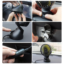 Load image into Gallery viewer, F402 Portable Car Center Console Sucker Electric Cooling Fan with Aromatherapy, F402