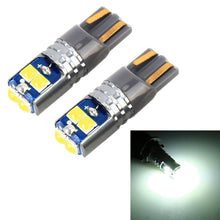 Load image into Gallery viewer, 2 PCS T10 / W5W / 168 DC12-24V / 1.8W / 6000K / 140LM Car Clearance Light 4LEDs SMD-3030 Lamp Beads with Decoding &amp; Constant Current, 10pcs DC12-24V / 1.8W / 6000K / 140LM