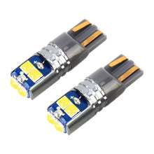 Load image into Gallery viewer, 2 PCS T10 / W5W / 168 DC12-24V / 1.8W / 6000K / 140LM Car Clearance Light 4LEDs SMD-3030 Lamp Beads with Decoding &amp; Constant Current, 10pcs DC12-24V / 1.8W / 6000K / 140LM