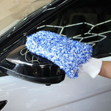 Load image into Gallery viewer, Microfiber Dusting Mitt Car Window Washing Cleaning Cloth Duster Towel Gloves