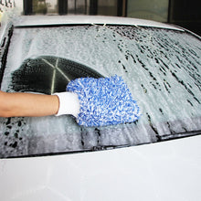 Load image into Gallery viewer, Microfiber Dusting Mitt Car Window Washing Cleaning Cloth Duster Towel Gloves